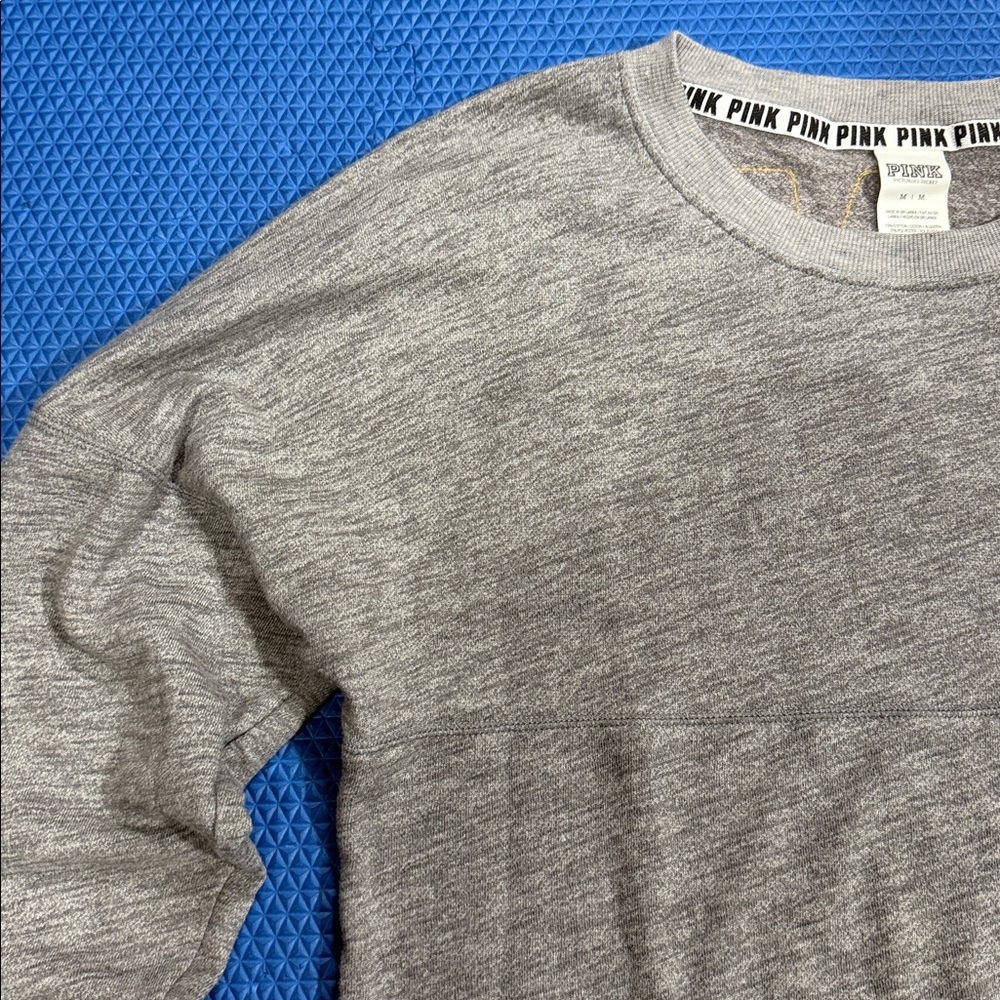 Victoria's Secret PINK Grey Long Sleeve Shirt - Picture 7 of 11